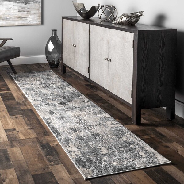Nuloom Abstract Levitan Area Rug 2ft 6in x 10ft MELA05A26010 Zoro